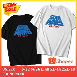 เสื้อยืด เสื้อยืดคอกลม เสื้อยืดสกรีนลาย STARWARS (แขนสั้น)