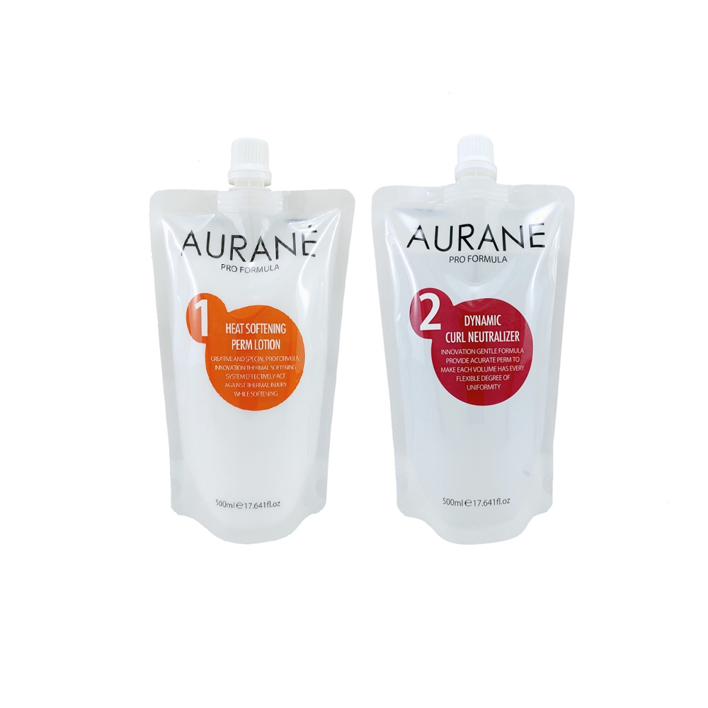 Aurane Dynamic Curl Perm Neutralizer Set 500ml ชุดครีมดัดผม ออเรน ครีมดัดผม (00143+00310)