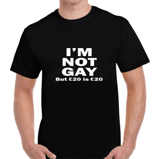 เสื้อยืด พิมพ์ลายมังงะ Im Not Gay Funny Humour Quote Joke คุณภาพสูง สําหรับผู้ชาย และผู้หญิงSize S-5XL