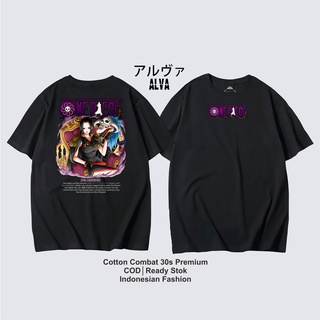 ✔☞▷เสื้อยืด พิมพ์ลายอนิเมะญี่ปุ่น Boa Hancock ONE PIECE 0014 ALVACOTH พรีเมี่ยม