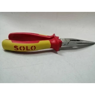 SOLO คีมปากแหลม SOLO ขนาด 6 นิ้ว #6026-6" รุ่นใหม่ เหล็ก CR-V แท้ 100%