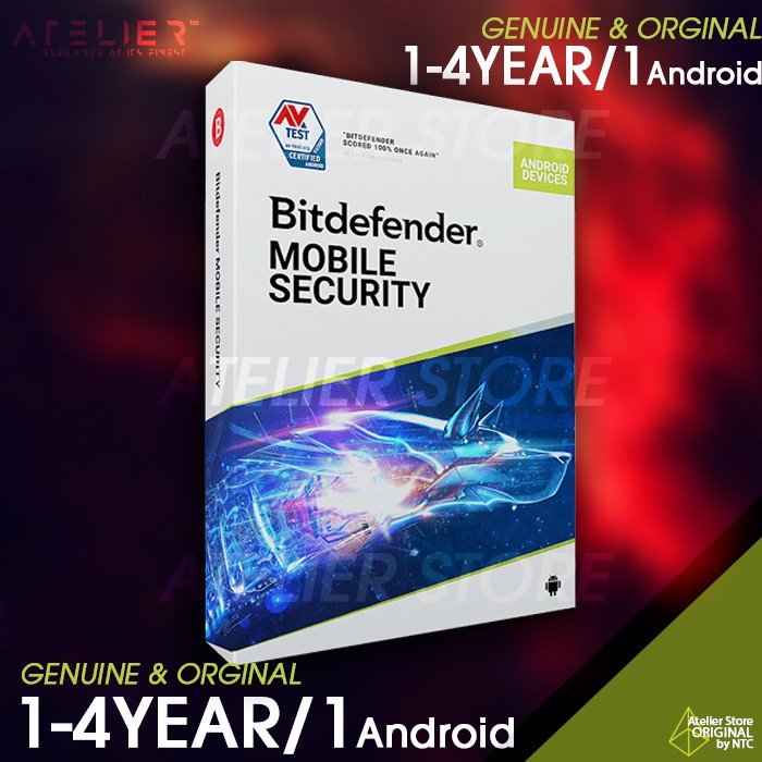 Bitdefender Mobile Security (1-4 Android) / (1-4 ปี) ของแท้