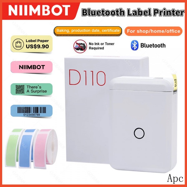 เครื่องพิมพ์ฉลากไร้สาย Niimbot New D110
