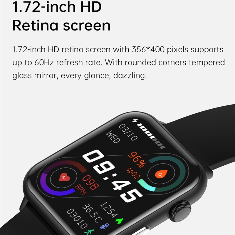 Smart Watch Men ECG Heart Rate Blood Pressure Oxygen Body Temperature