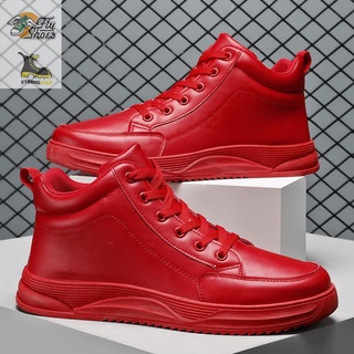 Soft-soled รองเท้าทำงานหนังพื้นผิวกันน้ำและกันลื่นรองเท้าผู้ชาย 45 Chef Big Red ขนาดใหญ่ 46 ห้องครัว