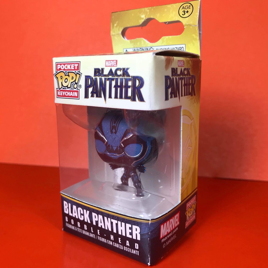 Funko Pocket POP Keychain Black Panther Black Panther Glow in the Dark