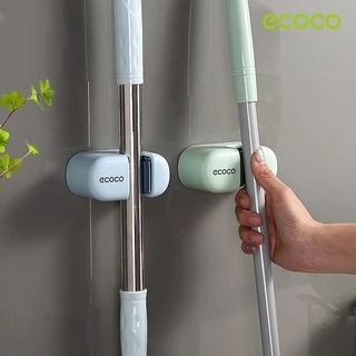 [พร้อมส่ง]Ecoco ที่แขวนไม้ถูพื้น ที่แขวนไม้กวาด ติดผนัง รุ่นไม่ต้องเจาะ ที่แขวนไม้ถูพื้น ที่หนีบไม้กวาด รับน้ำหนักเยอ