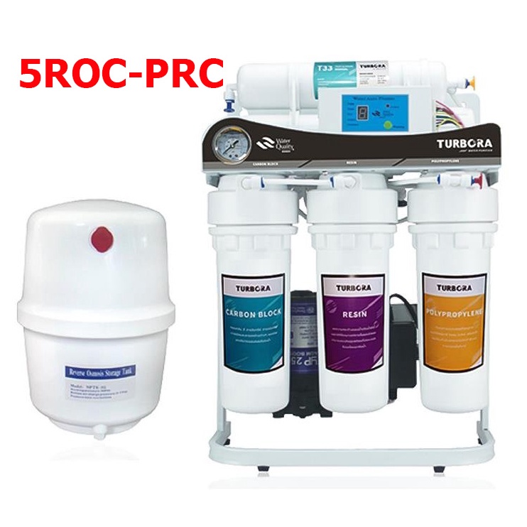 เครื่องกรองน้ำดื่ม TURBORA 5ROC-PRC TURBORA 5ROC-PRC WATER PURIFIER เครื่องกรองน้ำ ที่กรองน้ำ ไส้กรอ