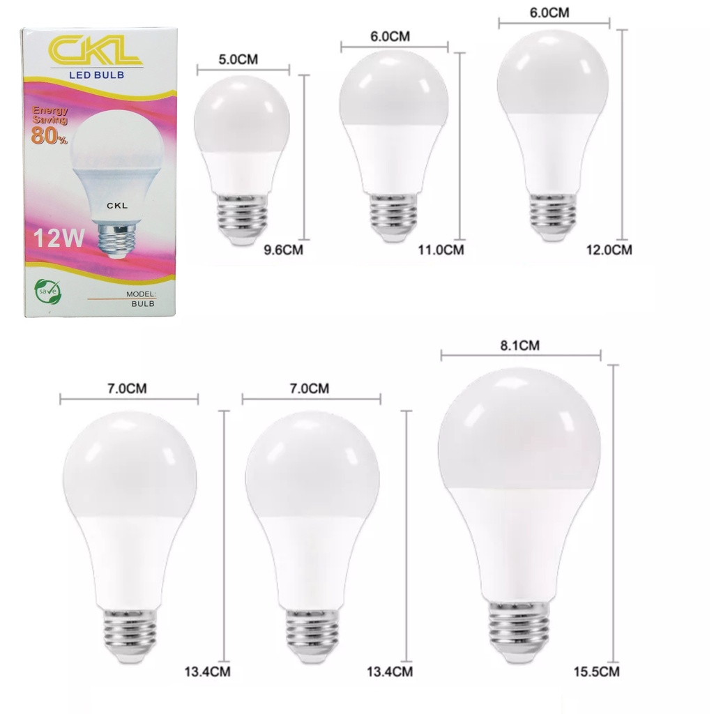 CKL-18W LED Bulb หลอดไฟ ตกไม่แตก ขั้วเกลียว E27