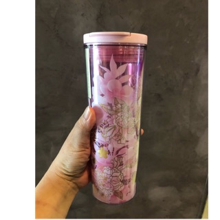 Starbucks blossum gold and pink 16 oz