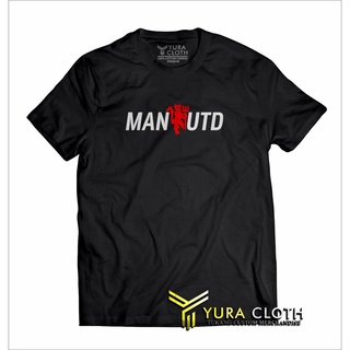 เสื้อยืดลําลอง แขนสั้น พิมพ์ลาย Distro CLUB Ball MAN UTD MANCHESTER UNITED สําหรับผู้ชาย