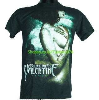 เสื้อยืดผ้าฝ้ายพรีเมี่ยมเสื้อวง Bullet For My Valentine เสื้อยืดแฟชั่นวงดนตรี เสื้อวินเทจ  BFV1156