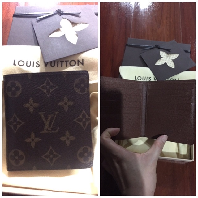 LV Monogram wallet unisex