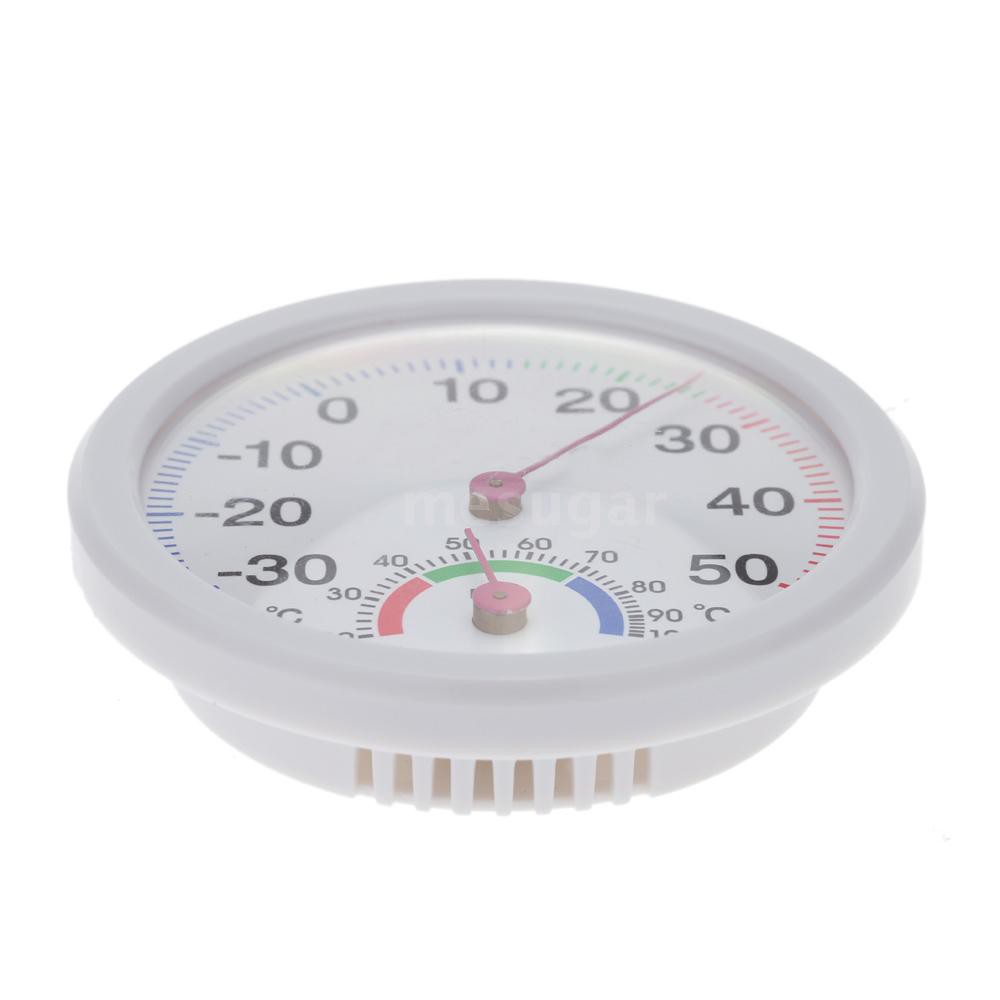 M&S -35~55°C Mini Indoor Analog Temperature Humidity Meter Thermometer Hygrometer