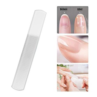 ตะไบเล็บแก้วพร้อมกล่อง Durable Nano Glass Nail File Buffer Block Shiner Manicure Files Nails Accessoires Wholesale