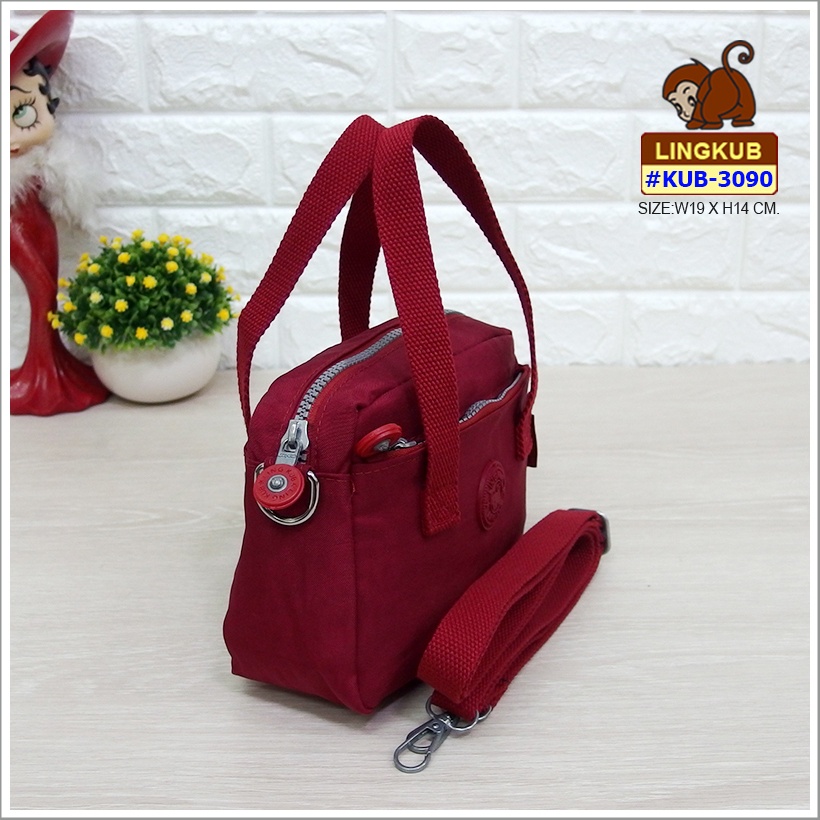กระเป๋าใบเล็กถือได้ มีสายสะพาย รุ่น KUB-3090 ยี่ห้อ LING KUB #มีปลายทาง #กระเป๋าถือ #กระเป๋าสะพาย