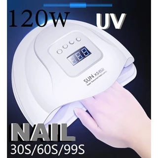 SUN X5plusเครื่องอบเล็บเจล 120วัตต์ UV LED Smart LampNail Dryer 2.0 SUNUV