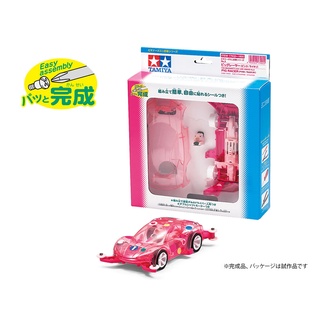 Mini 4 WD รถรางมอเตอร์ Tamiya 17902 Pig Racer (Pink/Raikiri) 1/32