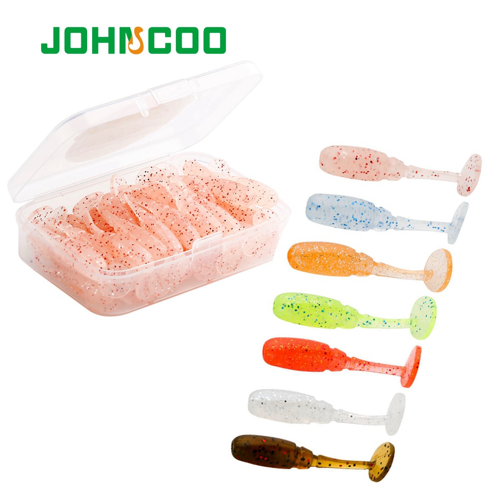 Johncoo เหยื่อตกปลาปลาร็อค 35 มม. 0.68 กรัม 40 ชิ้น – โปรปัง