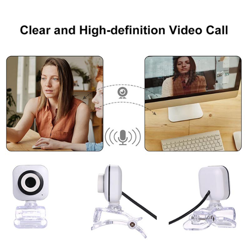 Ready Stock50.0 Mega Pixel 2.0 USB HD Camera Webcam Clip Web Cam With ...