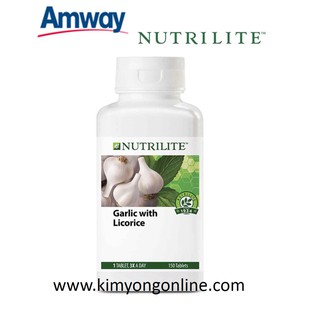 NUTRILITE Garlic with Licorice การ์ลิคกระเทียมอัดเม็ด 150 เม็ด