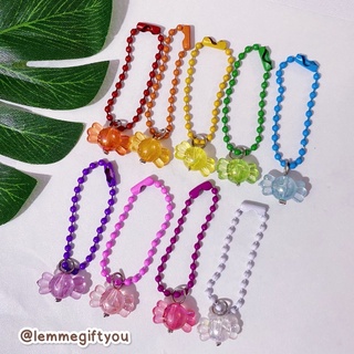 พวงกุญแจลูกปัด แคนดี้  ของแถมลูกค้า ของแถมจีบลูกค้า  giveaway ของแจก พวงกุญแจโซ่ไข่ปลา