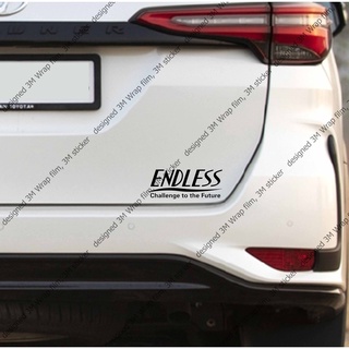 สติ๊กเกอร์ 3M ลอกออกไม่มีคราบกาว ENDLESS challenge to the future Removable 3M sticker, สติ๊กเกอร์ติด รถยนต์ มอเตอร์ไซ