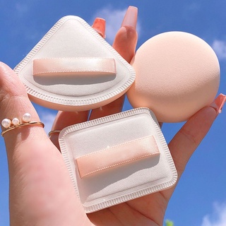 1pc พัฟฟองน้ำแต่งหน้า พัฟรองพื้น พัฟคอนซีลเลอร์เนื้อนุ่มพิเศษชนิดบรรจุกล่อง