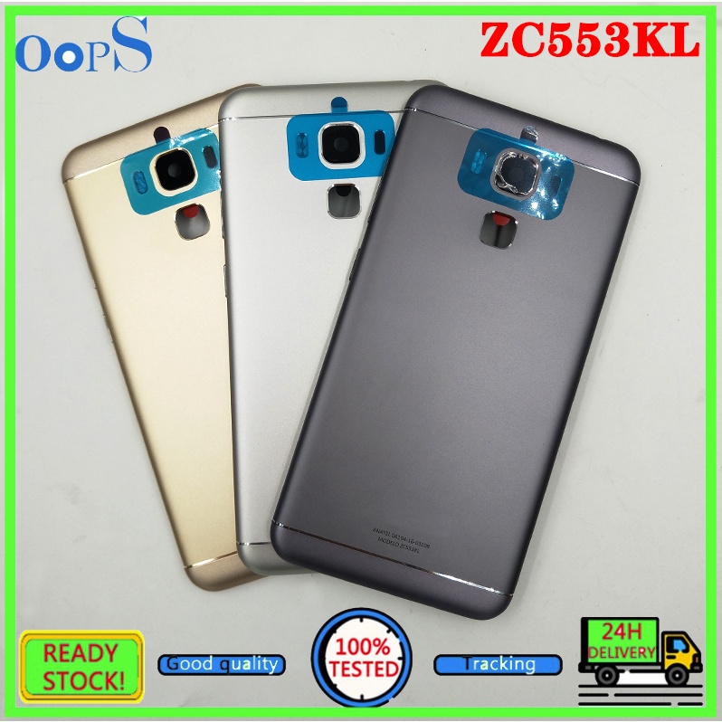 ฝาหลังสําหรับ ASUS Zenfone 3 Max ZC553KL ฝาครอบแบตเตอรี่ประตูหลัง ZC553KL เคสเลนส์กล้อง