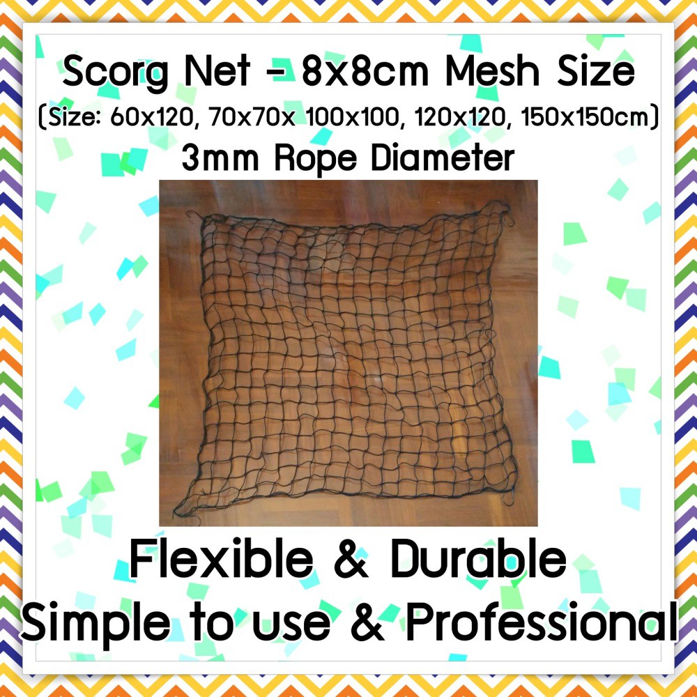 Scrog Net - Plant Stress Training - 8x8cm mesh size, in size of 70x70,  100x100, 120x120, 60x120, 150x150cm Trellis Net | Shopee Thailand