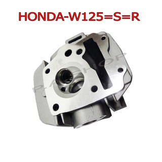 ฝาสูบแต่ง สำหรับ HONDA-W125=R=S (ไอเสีย 24MM/ไอดี 28MM) งานเทพเทพ