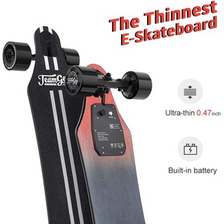 สเก็ตบอร์ดไฟฟ้า สเก็ตบอร์ด Teamgee H3 H5 H6 H8 H9 H20 Electric Skateboard 42KMH Speed 1200W Motor 50KM Range Longboard