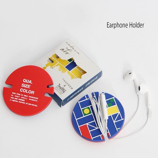 THEOREM ที่ใส่หูฟัง Earphone Holder รุ่น Thaitone สีน้ำเงิน-แดง