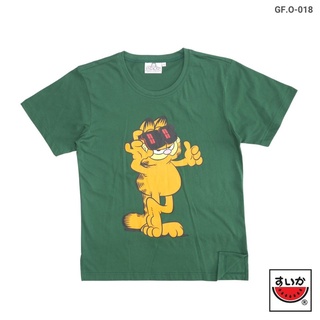 แตงโม (SUIKA) เสื้อยืดคอกลมลายลิขสิทธิ์ GARFIELD (GF.O-018) เสื้อยืด anime