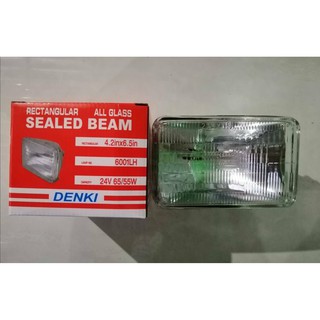 ไฟหน้า เหลี่ยมเล็ก 12V 2ขา ไต้หวัน ราคาดวงละ 130บาท