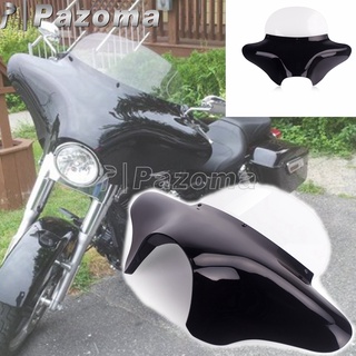 PA พลาสติก ABS Batwing ด้านหน้า Fairing Universal ฮาร์เลย์โร้ดคิง Softail ซูซูกิ VL800K1ฮอนด้า VT75