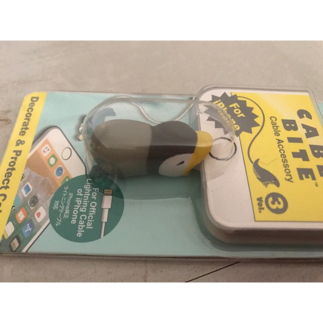 Cable bite for iphone