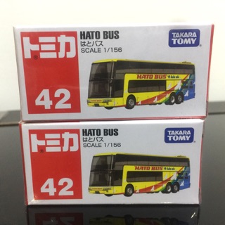 โมเดลรถเหล็ก Tomica No.42 Hato Bus