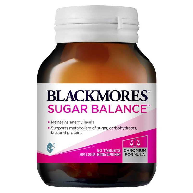Blackmores Sugar Balance 90 Tablets Nutrients for Metabolism แบลคมอ ดุล