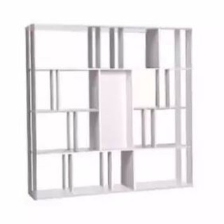 ชั้นวางกั้นนห้องอเนกประสงค์ ชั้นวางของ (สีขาว)ขนาด 150*30*150