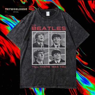 เสื้อยืด โอเวอร์ไซซ์ โอเวอร์ไซซ์ พิมพ์ลายวง THE BEATLES THERE YOU VINTAGE TEEสามารถปรับแต่งได้