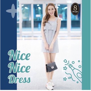 มือ1 ซักเก็บ 8studio nice nice dress (s)