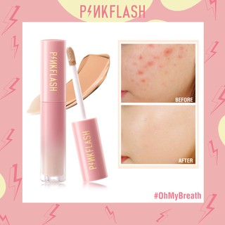 Pinkflash คอนซีลเลอร์ เนื้อแมตต์ ธรรมชาติ กันน้ํา ติดทนนาน OhMyPinkFlash ปกปิดเรียบเนียน OhMyBreath PF-F04