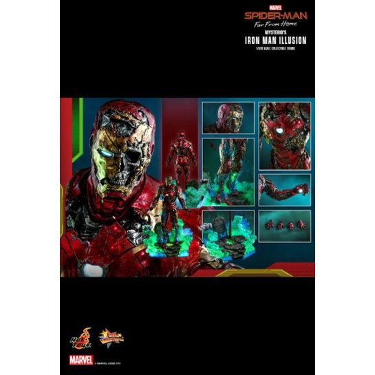 HOT TOYS MMS580 SPIDER-MAN : FAR FROM HOME - MYSTERIO’S IRON MAN ILLUSION