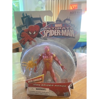 Marvel Ultimate Spider-Man IRON SPIDER ARMOR Web Shield Action Figure