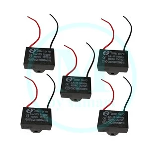 คาปาซิเตอร์ 1.5uf 450v แบบมีสาย cbb61 ตัวเก็บประจุ 1.5 uf พัดลม ฮาตาริ พัดลมทั่วไป และ มอเตอร์