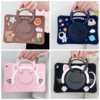 เคสไอแพด เป็ด ลูกแมว Cute หมีนักบินอวกาศ 10.2 gen7 gen5 iPad gen8 ที่วางไอแพด Gen6 Air5 10.9 Air4,gen9,11pro mini5 Case