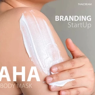 Thaicream AHA มาร์คผิว ครีมพอกผิว สีขาว ครีมมาร์ค มาร์ค aha mask มาส์ก aha body mask มาส์กครีม