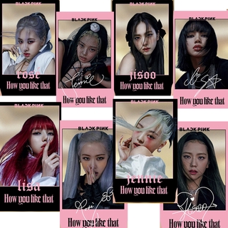 โฟโต้การ์ด Blackpink How You Like That PVC แบบใส รูปลิซ่า จีซู เจนนี่