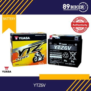 แบตเตอรี่มอเตอร์ไซค์ Yuasa YTZ6V